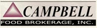The logo for Campbell Food Broker, Inc., catering to foodservice professionals.