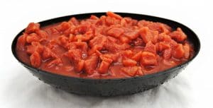 #10 Whole Peeled Plum/Pear Tomatoes in Heavy Juice with Fresh Basil – “San Marzano Style”