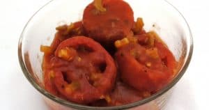 Coarse Ground Tomatoes in Puree with Basil