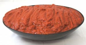#10 Fully Prepared Pizza Sauce with Cheese from Pear Tomatoes