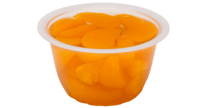 Organic Diced Peaches in Real Fruit Juice
