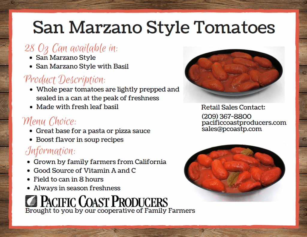 San Marzano Style Tomatoes