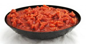 Fire Roasted Diced Tomatoes in Juice 3/4” Dice – Pouch