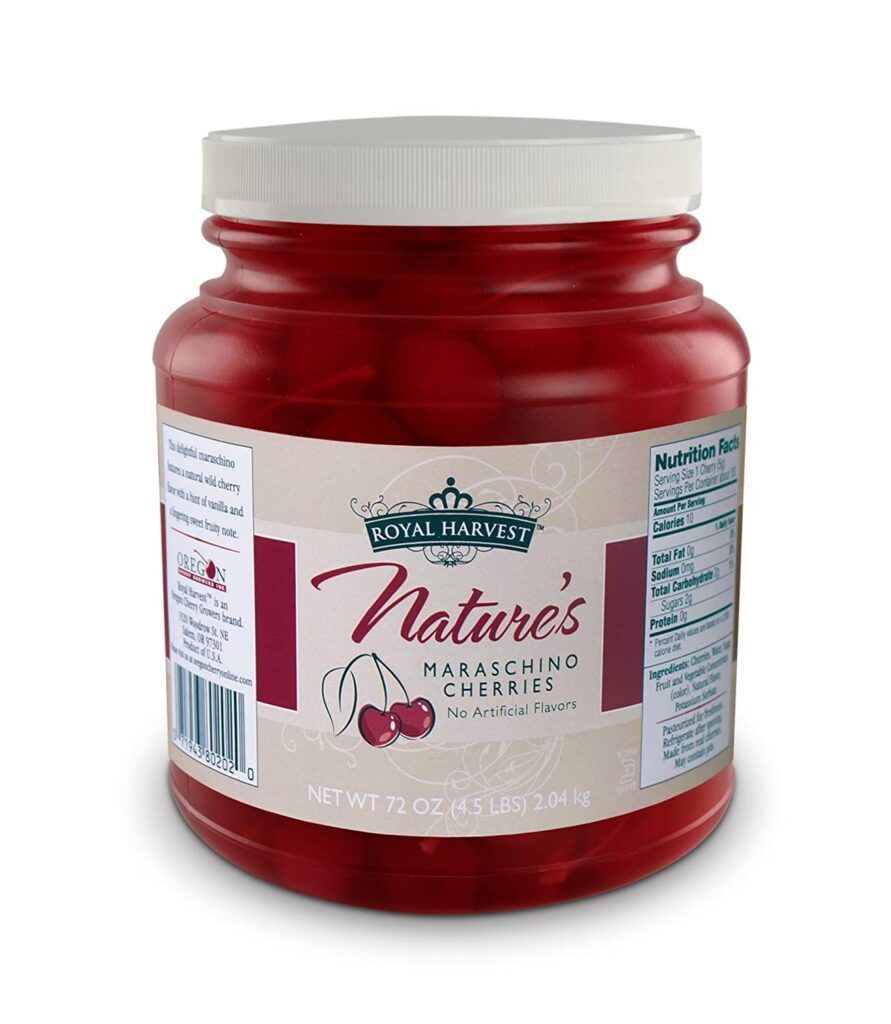 Royal Harvest Nature's Maraschino Cherries 72oz product shot