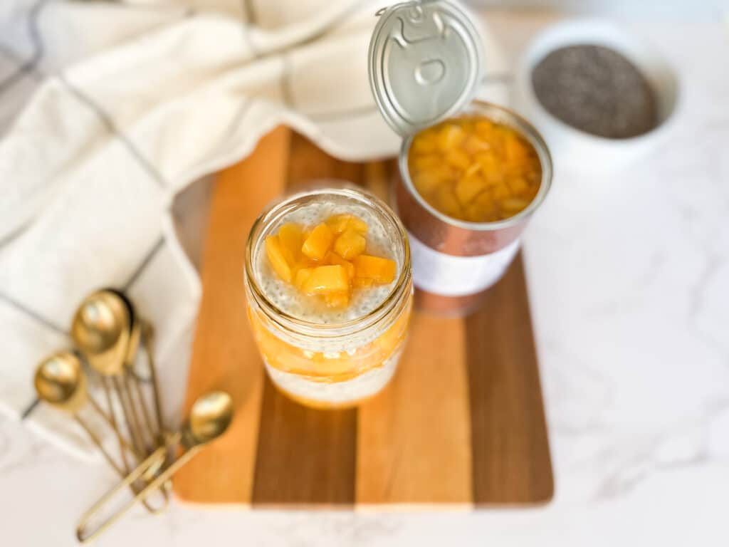 passion fruit chia pudding recipe shot