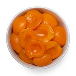 Unpeeled Apricot Halves in Light Syrup