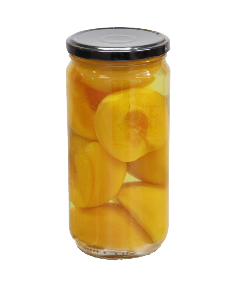peach halves in light syrup