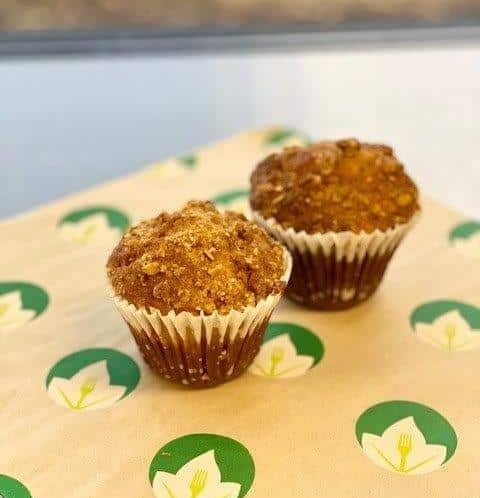 two food service apricot muffins